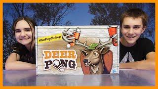 NEW Deer Pong | Talking Deer Head Game | #DeerPongChallenge