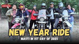 2025 FIRST Bike Ride on the my Himalayan 450 Was INSANE! | New Year Ride