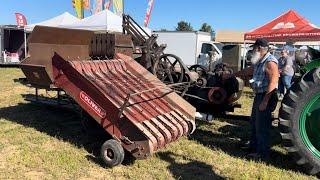 Rodney Martin’s Awesome 1940’s Oliver BaleMaster at the 2024 Boonville,Mo National Show!