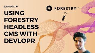 Using Forestry CMS with devlopr