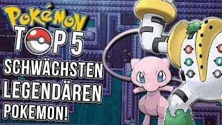 Top 5 schwache legendäre Pokemon!