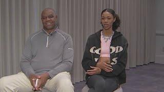 High-flying Vashti Cunningham jumps for 3rd Olympics with her NFL legend dad, Randall, coaching her