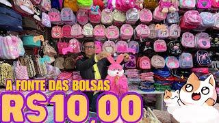 ACHEI NO BRAS - R$10,00 A FONTE  DAS BOLSAS AQUI NO BRÁS O MENOR PREÇO É A MAIOR VARIEDADE E AQUI