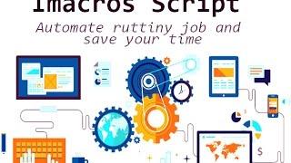 Auto copy data and save it on a csv file | imacros for firefox | imacros Tutorial For mozila Firefox