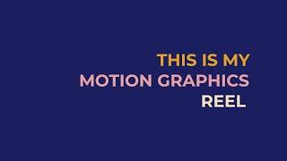 Motion Graphic Reel