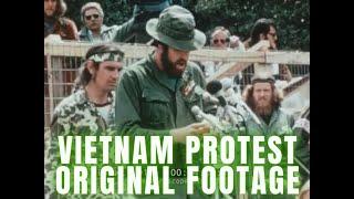 1971 VIETNAM WAR PROTEST   HIPPIE PEACE MOVEMENT SHORT MOVIE BY WILLIAM LING WL10014