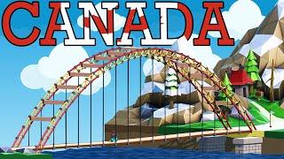 Building the MOST REALISTIC BRIDGES EVER in Poly Bridge 2! Canadian Bridges!