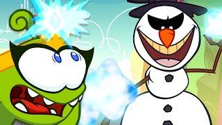 Evil Snowman️ | Om Nom Stories: Songs & Full episodes! | Monster Cartoon for Kids