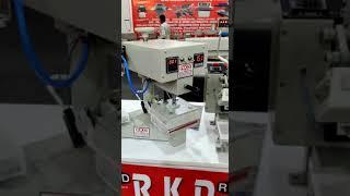 RKD INDUSTRIES 6X6 AUTOMATIC TRANSFER STICKER MACHINE