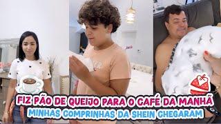 FIZ PÃO DE QUEIJO PARA O CAFÉ DA MANHÃ+ MINHAS COMPRINHAS DA SHEIN CHEGARAM!