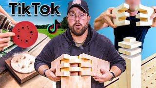 I Tested More Viral Woodworking TikToks