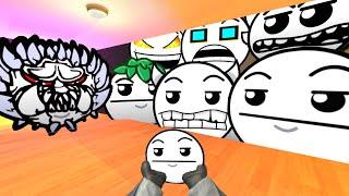 Saving GhostFace From Geometry Dash Emoji "HOUSE IN THE FREEDOM" And Lobotomy Dash Nextbot Gmod