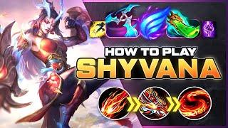 HOW TO PLAY SHYVANA TOP - 0 CD BUILD | BEST Build & Runes | Season 14 Shyv guide | League of Legends