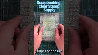 Scrapbooking Clear Stamp Factory, help you grow your craft business #clearstamp #scrapbooking