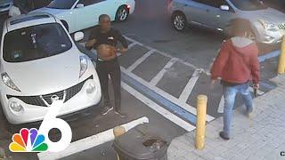 Surveillance video shows man shooting liquor store employee in Miami-Dade