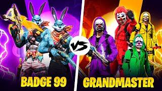 Badge99 Challenged By Pro Grandmasters | Who Will Win? - Garena Free Fire