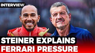 Guenther Steiner explains Ferrari pressure: ‘Hamilton can deal with it’ l GPFans Interview