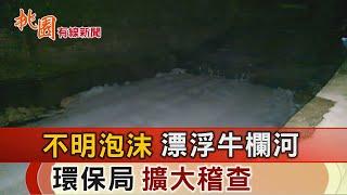 桃園有線新聞20230627-不明泡沫漂浮牛欄河 環保局擴大稽查