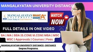 Mangalayatan University Distance Education | Best University for Distance Education | Online Courses