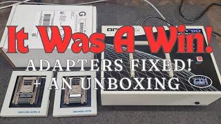 Winner!! Fixed 2 Ebay BPM Microsystems Actel BGA Chip Programming Adapters + Unboxing