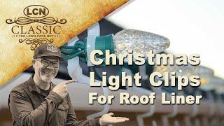 Christmas Light Clips For Roof Line: Shingle and Gutter