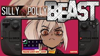 Silly Polly Beast | Next Fest Demo | Steam Deck gameplay | 800P | FRAME LIMIT | FPS |  Battery Life