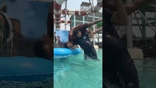 Wrestling In Waterpark #firstvlogcamera #funny #pushpaspoif #local #firstvlog #comedy #wwe