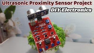 Ultrasonic Sensor Proximity Circuit DIY Electronics Project Using HC-SR04 Module