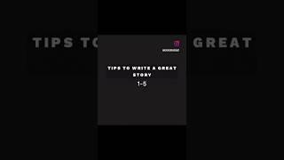 Watch this for tips on how to write a great story #creativewriting #writing