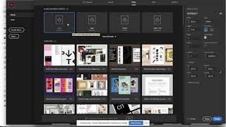 Creating a document in InDesign