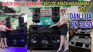 Bàn giao dàn loa PN 3450 về Long An test nhạc và bắt cóc khách test karaoke  #loakeohay #loa