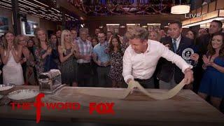 Gordon Ramsay Attempts To Set A World Record For Pasta Rolling | Season 1 Ep. 11 | THE F WORD