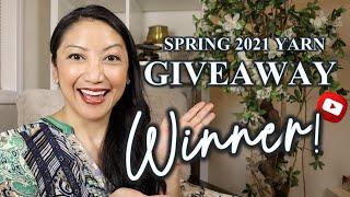 SPRING YARN GIVEAWAY WINNER !!!| Announcing Crochet Supplies & Yarn Haul for Business or Hand Maker