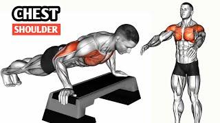 Chest & Shoulder Workout at Home – No Equipment Needed!