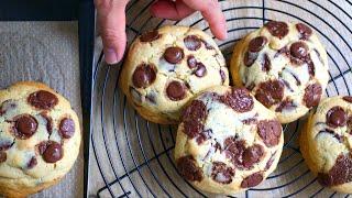 簡単おやつ！田舎風アメリカンクッキーの作り方︎How to make Chocolate Chip Cookies︎ベルギーより