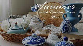 2023 SUMMER DECOR HAUL/FRENCH COUNTRY/COTTAGE CORE DECOR/DECORATE WITH ME FOR SUMMER