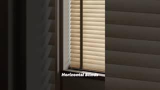 Different Types of Window Blinds #shorts #homedecoration #decoration #window #blinds #windowblinds