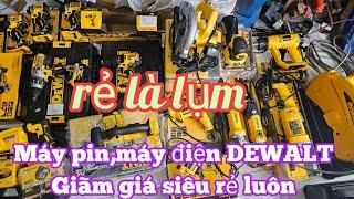  Dewalt hãng bảo hành 3 năm giá rẻ thì tại sao không dùng,máy pin dewalt rẻ bèo | Hồng Nhiên