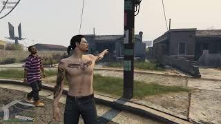GTA V - Grove Street (SanAndreas) Flashbacks! Nostalgic!