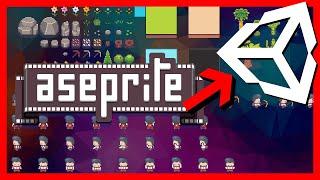 Export Aseprite to Unity 2D Pixel Art Setup ~ Characters & Tilesets