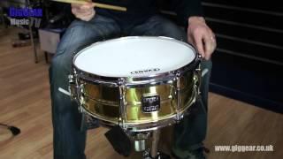Gretsh Legend Brass Snare Drum Demo