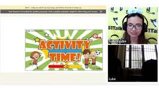 51talk lesson with Mary and Black