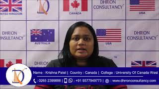 Krishna Patel - Canada Student Visa