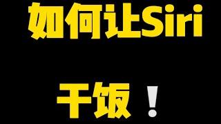 如何让你的Siri学会干饭？