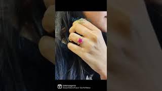 Ruby With 18k Gold  Ring |Bellarosa Gems