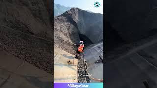 This Ship Unloading is Like GIANT Jenga with Rocks! ️ So Satisfying! #mining  #oddlysatisfying