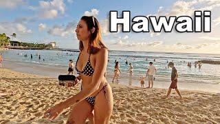 HAWAII WAIKIKI ‍️ 2 Hour Walking Tour of the Streets and Beaches ‍️ #walkingtour #hawaii