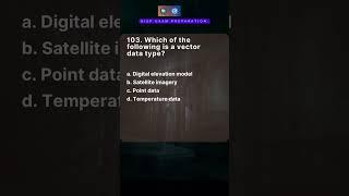 Q.103. GISP EXAM PREP—VECTOR #interview #gis #arcgis #arcgistutorial #arcgispro #quiz #exam #shorts