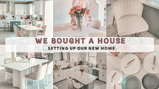 WE BOUGHT A HOUSE! | Unpack With Me | Setting up our new home | Great Amazon Home Finds [SUB]