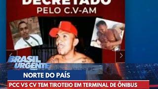 PCC vs CV tem tiroteio em terminal de ônibus | Brasil Urgente